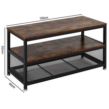 Load image into Gallery viewer, Industrial Rustic Wood TV Stand Industrial Style Furniture End Tables Living and Home