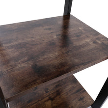 Load image into Gallery viewer, Industrial Style Clothing Rack with 4 Tiers of Shelves