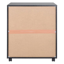 Load image into Gallery viewer, Black Printer Stand with Cabinet for Medium to Large Printers Living and Home