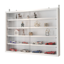 Load image into Gallery viewer, White Wall-Mounted Display Cabinet with Acrylic Front Living and Home