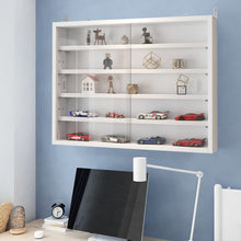 Load image into Gallery viewer, White Wall-Mounted Display Cabinet with Acrylic Front Living and Home