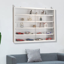 Load image into Gallery viewer, White Wall-Mounted Display Cabinet with Acrylic Front Living and Home
