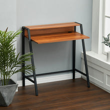 Load image into Gallery viewer, Modern Office Table Compact Wooden Computer Desk Laptop Burlywood Living and Home