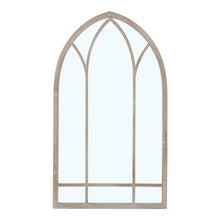 Load image into Gallery viewer, Decorative Metal Arched Garden Window Mirror Garden Mirrors Living and Home