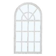 Load image into Gallery viewer, Arch Outdoor Garden Windowpane Mirror Farmhouse Style Wall Decor Garden Mirrors Living and Home