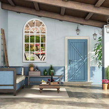 Load image into Gallery viewer, Arch Outdoor Garden Windowpane Mirror Farmhouse Style Wall Decor Garden Mirrors Living and Home