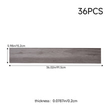 Load image into Gallery viewer, 36Pcs Wood-Grain PVC Self-Adhesive Plank Flooring Set