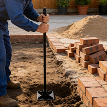 Load image into Gallery viewer, Detachable Metal Manual Tamper with 120cm Anti-Slip Handle