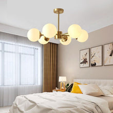 Load image into Gallery viewer, Lightsin Post-Modern Creative Copper Globe Chandelier Lightsin