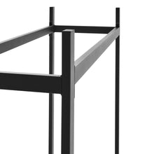 Load image into Gallery viewer, 122cm W Iron Black Firewood Logs Holder Indoor Outdoor Log Racks Living and Home