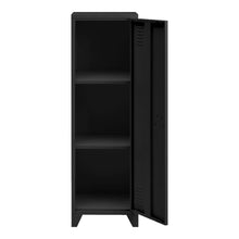 Load image into Gallery viewer, 128cm H Black Metal Tall Storage Filing Cabinet for Office Cabinets Living and Home