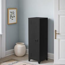 Load image into Gallery viewer, 128cm H Black Metal Tall Storage Filing Cabinet for Office Cabinets Living and Home