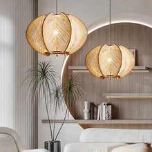 Load image into Gallery viewer, Lightsin Handcrafted Wooden LED Pendant Light with Modern Style Lightsin����