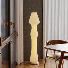 Load image into Gallery viewer, 104cm H Modern White LED Novelty Floor Lamp Chrome Base Floor Lamps Living and Home