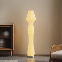 Load image into Gallery viewer, 104cm H Modern White LED Novelty Floor Lamp Chrome Base Floor Lamps Living and Home