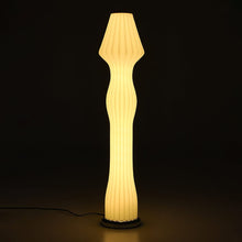 Load image into Gallery viewer, 104cm H Modern White LED Novelty Floor Lamp Chrome Base Floor Lamps Living and Home