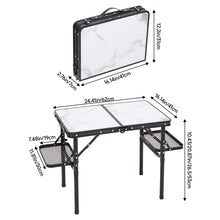 Load image into Gallery viewer, Portable Height Adjustable Camping Folding Table
