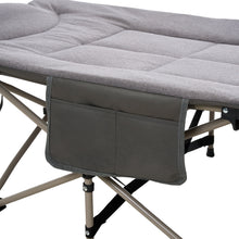 Load image into Gallery viewer, Portable Folding Camping Cot Camping bed with Headrest