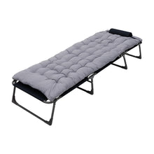 Load image into Gallery viewer, Outdoor Folding Camping Cot with Thick Mattress