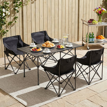 Load image into Gallery viewer, Portable Folding Camping Table & Chair Set