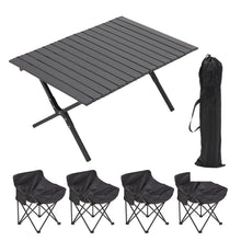 Load image into Gallery viewer, Portable Folding Camping Table with 4 Chairs
