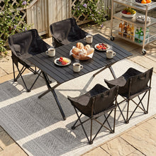 Load image into Gallery viewer, Portable Folding Camping Table with 4 Chairs