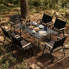 Load image into Gallery viewer, Portable Folding Camping Table with 6 Chairs