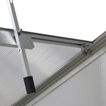 Load image into Gallery viewer, Aluminium Hobby Greenhouse with Base and Window Opening