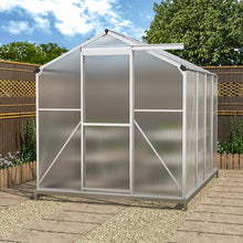 Load image into Gallery viewer, Aluminium Hobby Greenhouse with Base and Window Opening