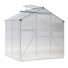 Load image into Gallery viewer, Aluminium Hobby Greenhouse with Window Opening With Base/Without Base Greenhouses Living and Home