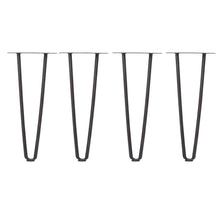 Load image into Gallery viewer, 4 Pcs Metal Hairpin Furniture Table Legs Home DIY with Screws and Protectors Living and Home