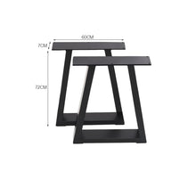 Load image into Gallery viewer, 2 Pcs Industrial Metallic Table Legs for Home DIY Living and Home