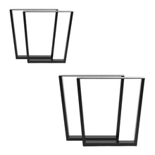 Load image into Gallery viewer, Industrial Set of 2 Table Legs DIY Steel Furniture Legs Table Legs Living and Home