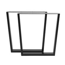 Load image into Gallery viewer, Industrial Set of 2 Table Legs DIY Steel Furniture Legs Table Legs Living and Home