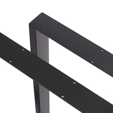 Load image into Gallery viewer, Industrial Set of 2 Table Legs DIY Steel Furniture Legs Table Legs Living and Home