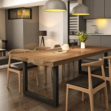 Load image into Gallery viewer, Living and Home Set of 2 Industrial Heavy Duty Rectangular Metal Table Legs