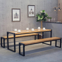 Load image into Gallery viewer, Industrial Heavy Duty Rectangular Iron Table Legs Living and Home