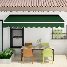 Load image into Gallery viewer, Manual Shelter Retractable Patio Awning Patio Awnings Living and Home