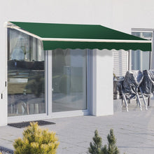 Load image into Gallery viewer, Manual Shelter Retractable Patio Awning Patio Awnings Living and Home