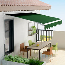 Load image into Gallery viewer, Manual Shelter Retractable Patio Awning Patio Awnings Living and Home