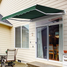 Load image into Gallery viewer, Manual Shelter Retractable Patio Awning Patio Awnings Living and Home