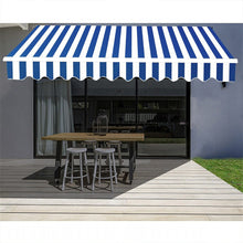 Load image into Gallery viewer, Manual Shelter Retractable Patio Awning Patio Awnings Living and Home