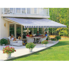 Load image into Gallery viewer, Manual Shelter Retractable Patio Awning Patio Awnings Living and Home