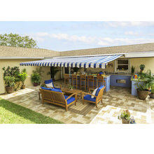 Load image into Gallery viewer, Manual Shelter Retractable Patio Awning Patio Awnings Living and Home