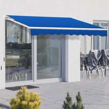 Load image into Gallery viewer, Manual Shelter Retractable Patio Awning Patio Awnings Living and Home