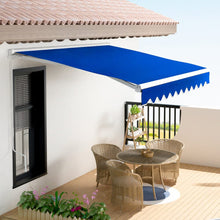 Load image into Gallery viewer, Manual Shelter Retractable Patio Awning Patio Awnings Living and Home