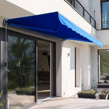 Load image into Gallery viewer, Manual Shelter Retractable Patio Awning Patio Awnings Living and Home