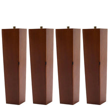 Load image into Gallery viewer, 4 Pieces Square Wooden Furniture Legs Chair Sofa Feet Replacement Living and Home
