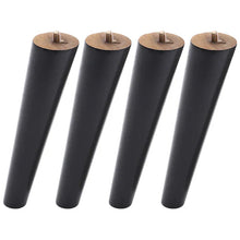 Load image into Gallery viewer, 4 Pieces Sloped Wooden Furniture Legs Chair Sofa Feet Replacement Living and Home