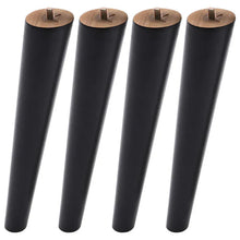 Load image into Gallery viewer, 4 Pieces Sloped Wooden Furniture Legs Chair Sofa Feet Replacement Living and Home